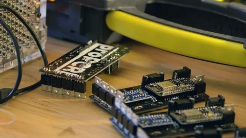 Microchips Vídeo Stock 112161413