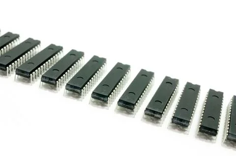 Microchips Foto stock