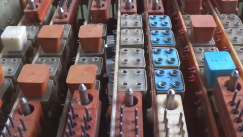 Microchips of the radio components mounted on the board close-up Stock Footage 115500948