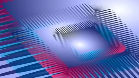 Microchips. Rotating background. Loop able File. 스톡 동영상 12657749