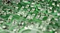 Microcircuit chip with electronic components HD Footage