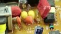 Microcircuit chip with electronic components HD Footage