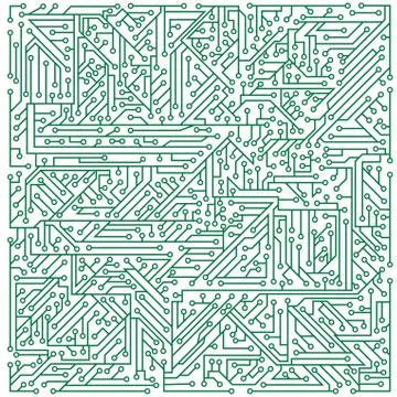 Microcircuit Stockillustratie