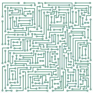 Microcircuit Stockillustratie
