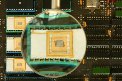 Microcircuit of memory Foto stock