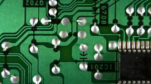 Microcircuit in Motion. 스톡 동영상 52009833