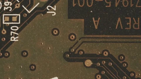 Microcircuits fast rapid sequence Stock Footage 78090277