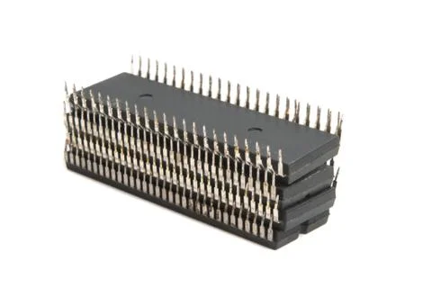 Microcircuits isolated Stock Photos