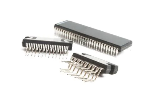 Microcircuits isolated Stock Photos