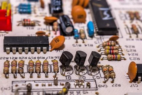 Microcircuits Stock Photos