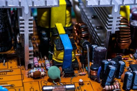 Microcircuits Foto stock