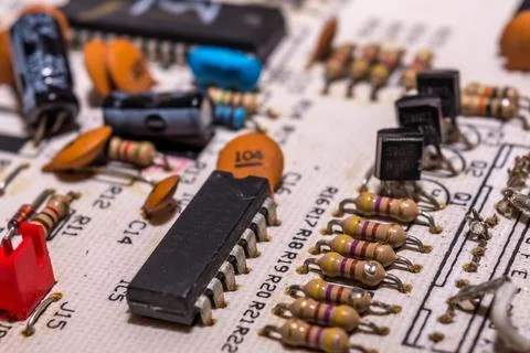 Microcircuits Stock Photos