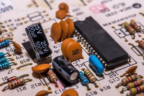 Microcircuits Stock Photos