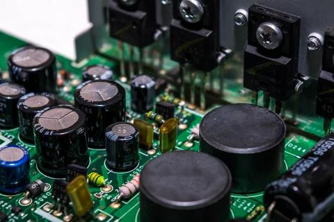 Microcircuits Foto stock