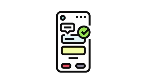 Microcopy ux ui design color icon animation Stock Footage 326102547