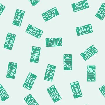 Microcopy ux ui design glyph seamless pattern 库存插图