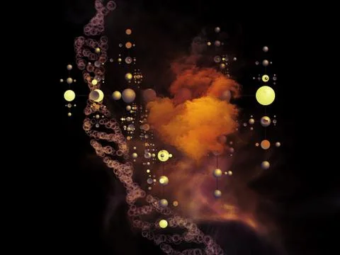 Microcosm Abstraction Stock Illustration