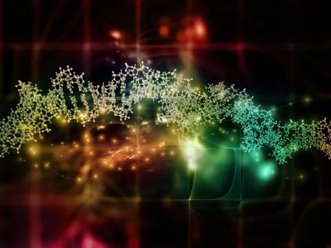 Microcosm Background Stock Illustration