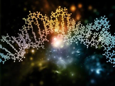 Microcosm Composition Stock Illustration