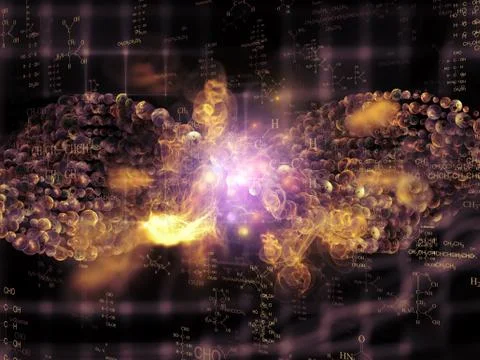 Microcosm Composition Stock Illustration