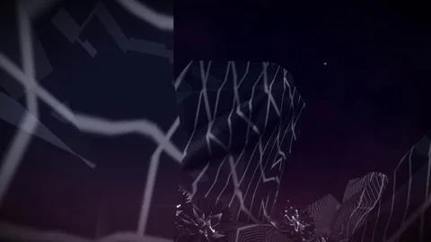 Microcosm Looping Animation Stock Footage 73610414