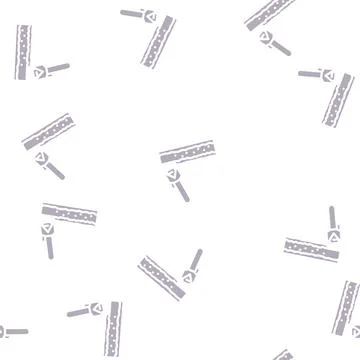 Microdermabrasion therapy glyph vector seamless pattern Illustrazione stock
