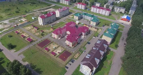 Microdistrict. Quarter Stock Footage 77742650