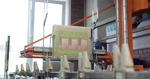 Microelectronic boards, microchips are tested on a special equipment in a Stock Footage 201211770