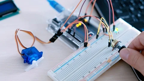 Microelectronic engineering developer hardware Stock Footage 117122991