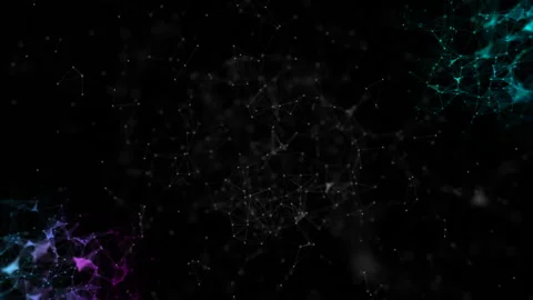 Microelements. Transforming clouds in the corners of the screen. Depth of field Stock Footage 95148523