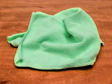 Microfiber cleaning cloth Stock Photos