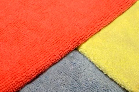 Microfiber cloth Stock Photos