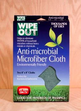 Microfiber cloth 库存照片