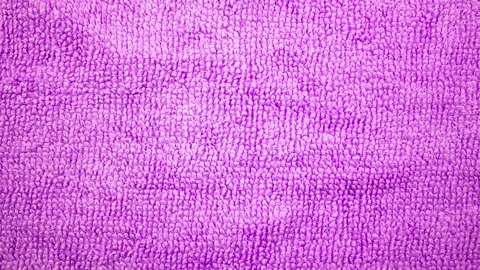Microfiber, cloth, rag. Purple background, surface dusting material,animation. Stock Footage 306886394