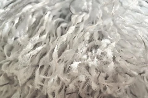Microfiber feather duster close-up. Texture. Stock Photos
