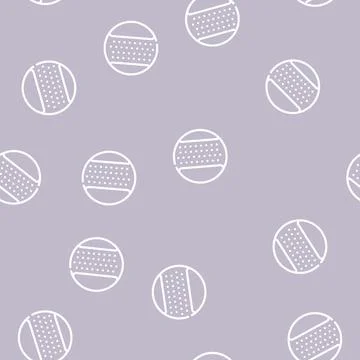 Microfiber with handle line vector seamless pattern Illustration