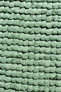 Microfiber texture with a soft large pile. Top view texture of light green big Фото