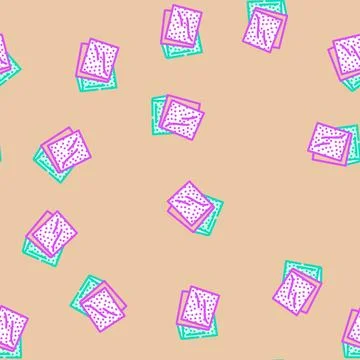 Microfiber towels car care vector seamless pattern Illustrazione stock