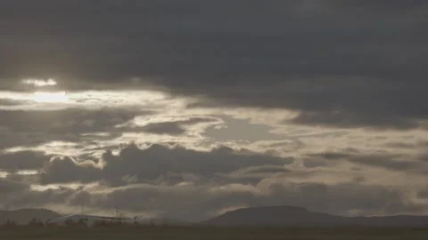 Microlight preparing for take off and in flight Stock Footage 147514005