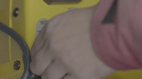 Microlight preparing for take off and in flight Stock Footage 147514038