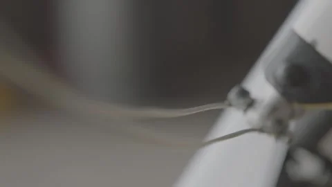 Microlight preparing for take off and in flight 스톡 동영상 147514463