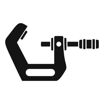 Micrometer caliper icon simple vector. Precision vernier Stock Illustration