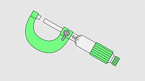 Micrometer Vídeo Stock 335489103