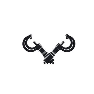 Micrometer icon vector illustration design template Stock Illustration