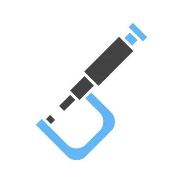 Micrometer icon vector image. Stock Illustration