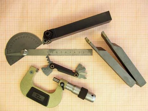 Micrometer, measuring instrument Stock Photos