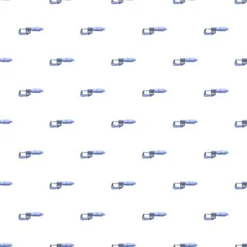 Micrometer measuring tool technical equipment seamless pattern 스톡 일러스트