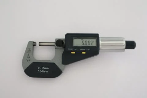 Micrometer , precision measuring tool Stock Photos