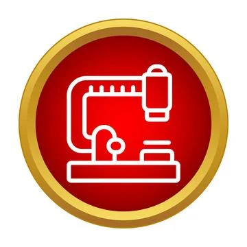 Micrometer tool icon showing precision measurement Stock Illustration