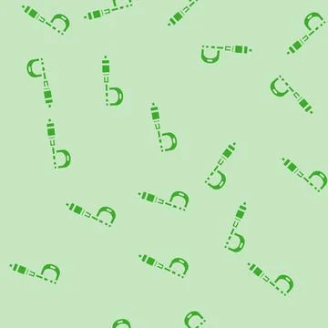 Micrometer tool work glyph vector seamless pattern Stock Illustration